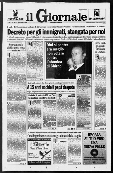 Il giornale : quotidiano del mattino